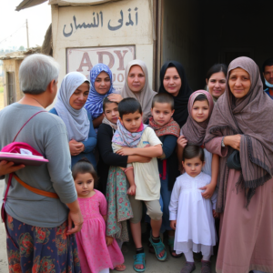 Women and children from al-Hol camp being repatriated to Syrian government-controlled areas, showcasing the humanitarian aspect of the repatriation